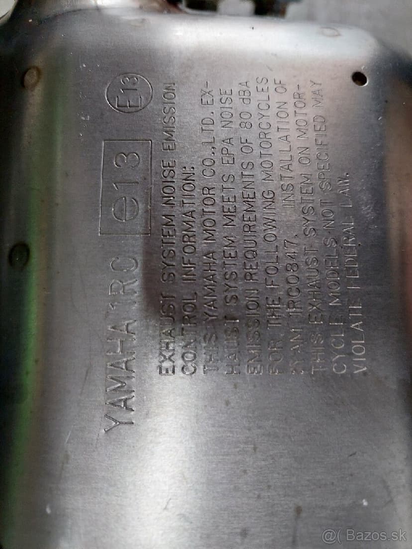 Predám nový nepouzity originál výfuk yamaha mt09 ,sp,