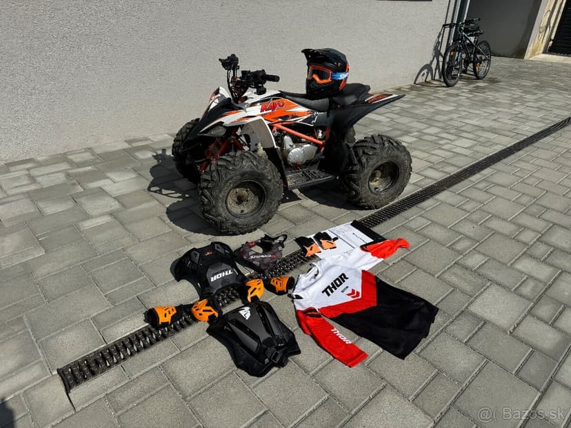 Detská štvorkolka KAYO 110 s príslušenstvom