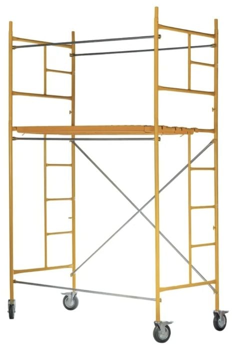 Schelă metalică și popi pentru construcții