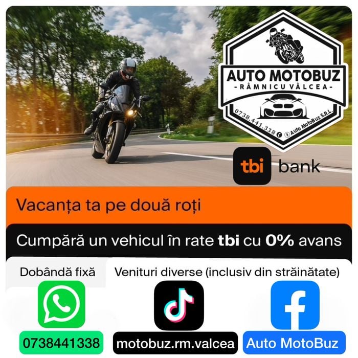 Suzuki Honda Kawasaki Yamaha A A2 A1  (MotoBuz) -RATE FIXE- FARA AVANS