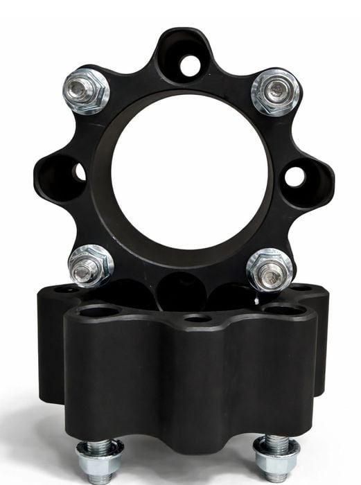 Distantiere ATV 50mm 4x110 CF Moto, Aluminiu Forjat Negru, Centrare