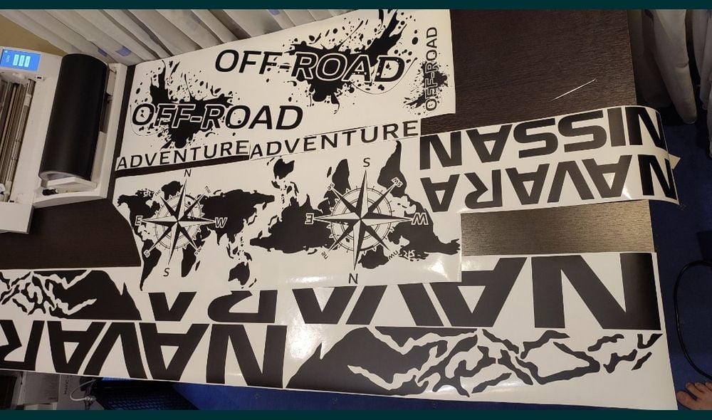 Set stickere Nissan Navara