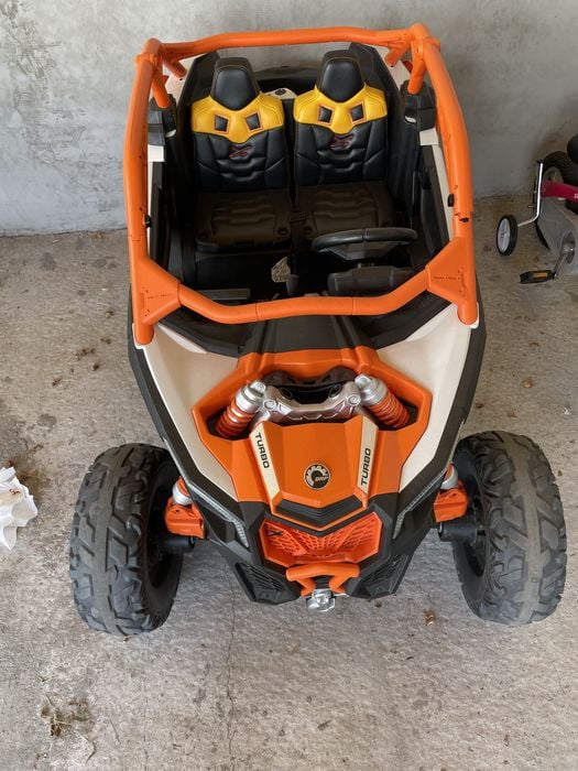 Masinuta UTV electric Premier Can-Am Maverick Speed RC, 2 locuri, 24V