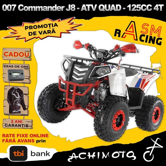 ATV Copii - ASM-R 007 Commander J8 '25 - 125 cc 4T - 1.300 €