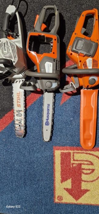 Stihl ,Husqvarna drujba pe curent ,acumulator