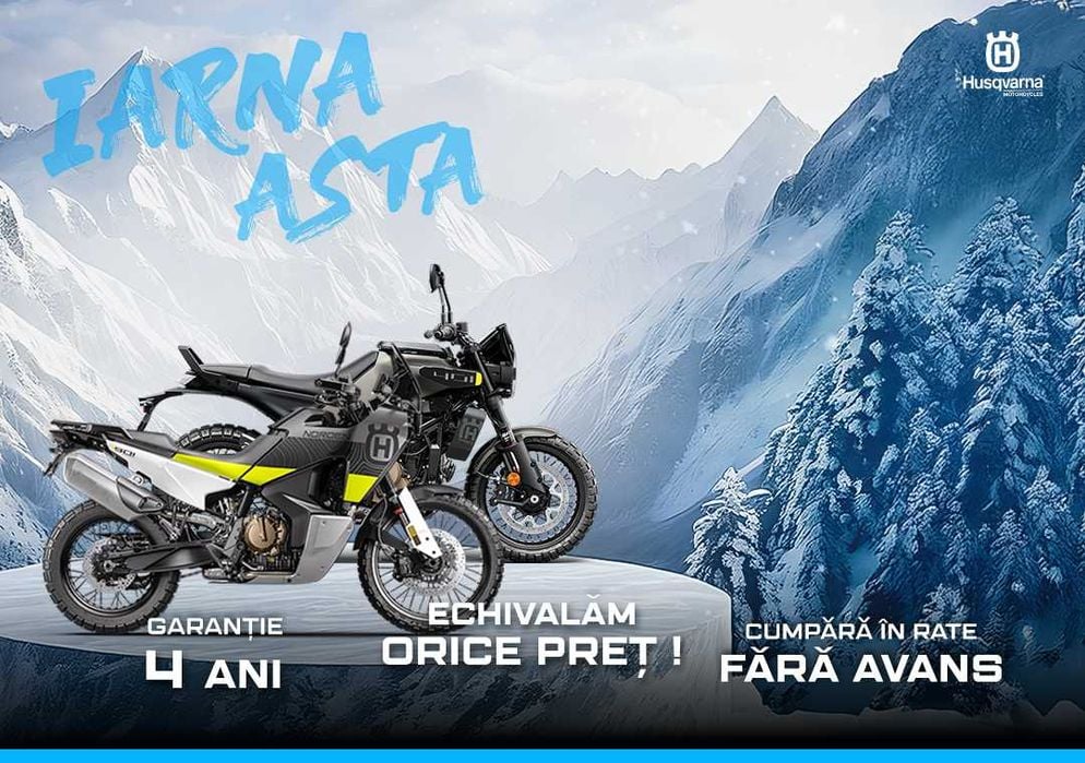 Motociclete Husqvarna (Finantare flexibila)
