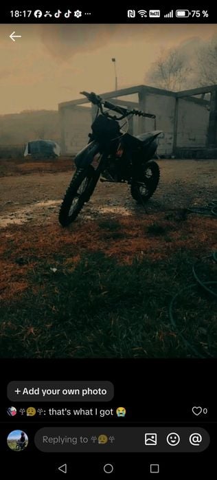 Vand cross Kxd pro 125cc