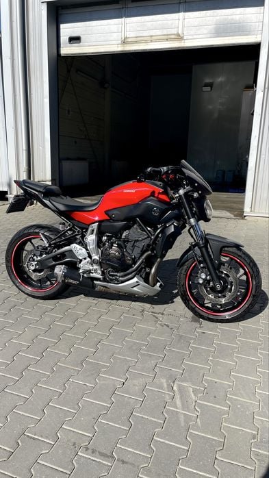 Yamaha MT 07 ABS 7800 KM evacuare MIVV