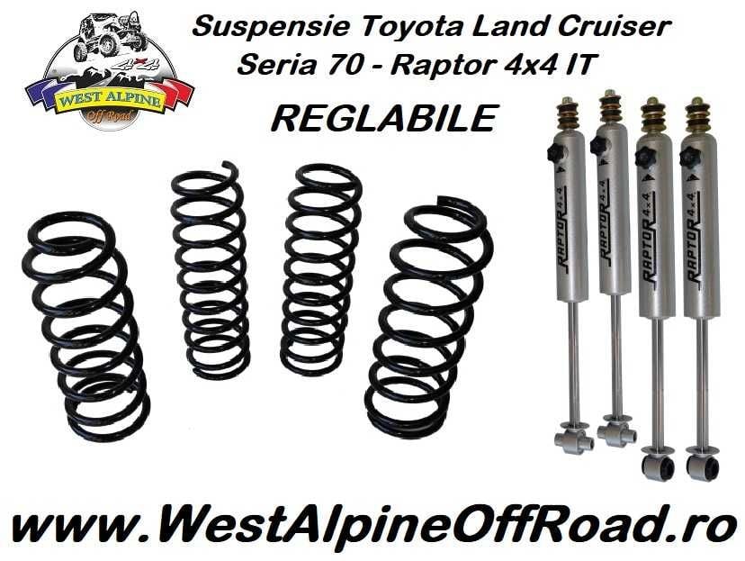 Suspensie Toyota Land Cruiser J70 +6 cm REGLABILE - Raptor 4x4 IT
