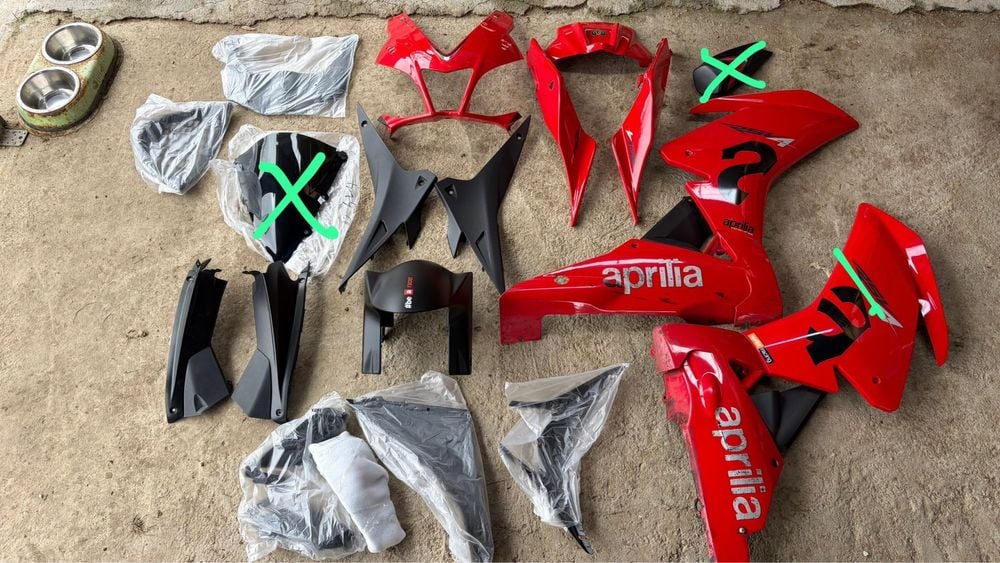 Set carene originale aprilia RSV4 2013