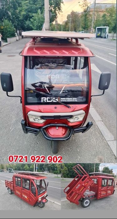 Triciclu electric, RDB MAX-Klass PRO, fara permis, 25km/h ,PANOU SOLAR