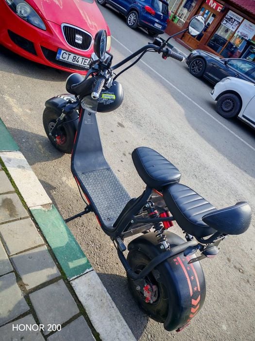 Scuter electric Chopper 1500W, neînregistrabil, 25 km/h, baterie litiu