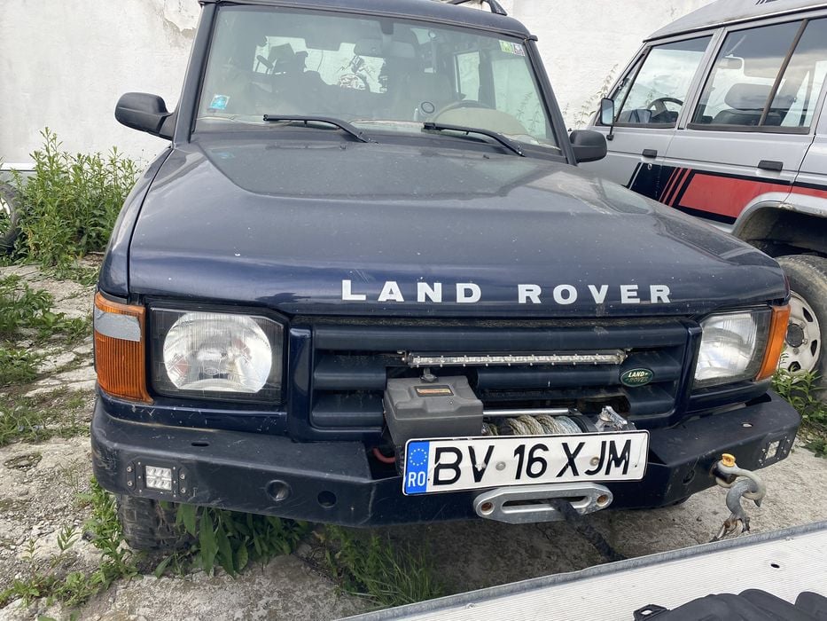 Vand pentru Land Rover Discovery 2 bara metalica fata + spate, scut