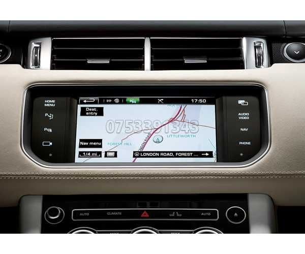 Card navigație 2025 Land Rover Discovery Range Rover Evoque Jaguar XE