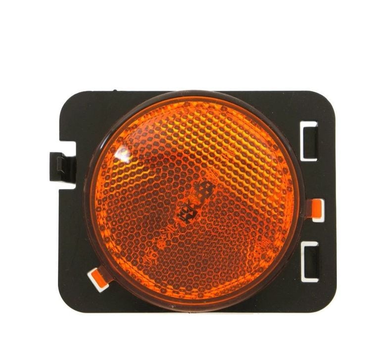Lampa semnalizare fata Jeep Wrangler (JK), 07.2006-, partea Dreapta, TYC, tip bec W5W; galben; cu dulie bec; in aripa