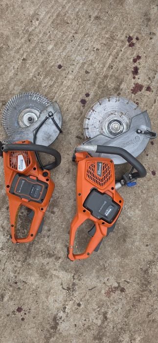 Drujba taiat betonul husqvarna k540i si k535i + acumulatori