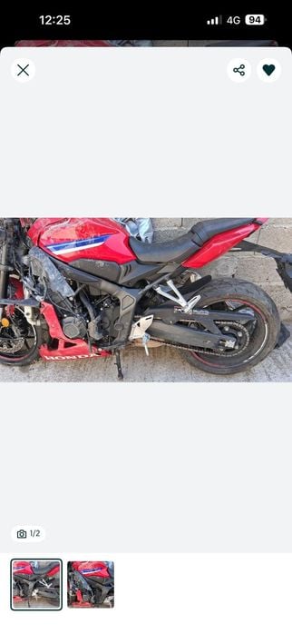 Motocicleta honda cbr 650r