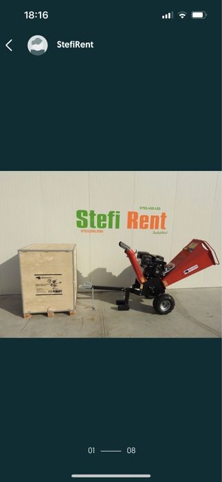 Bisonte bta-120 te tocator crengi