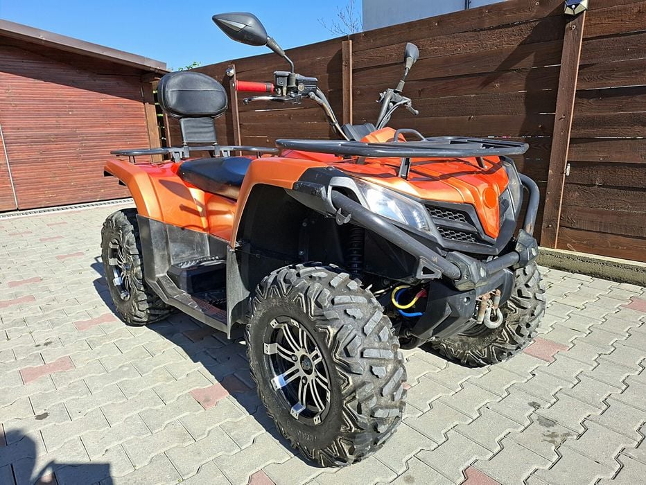 CF Moto 450L 4x4 din 2020 Numere NEGRE