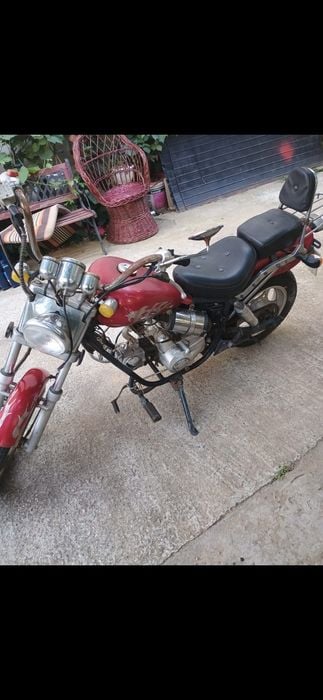 Vând motor chopper/ scuter retro  49 cm