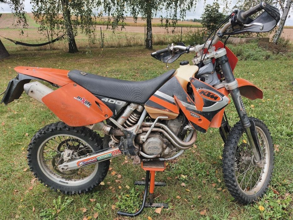 KTM EXC400 – zarejestrowany i ubezpieczony