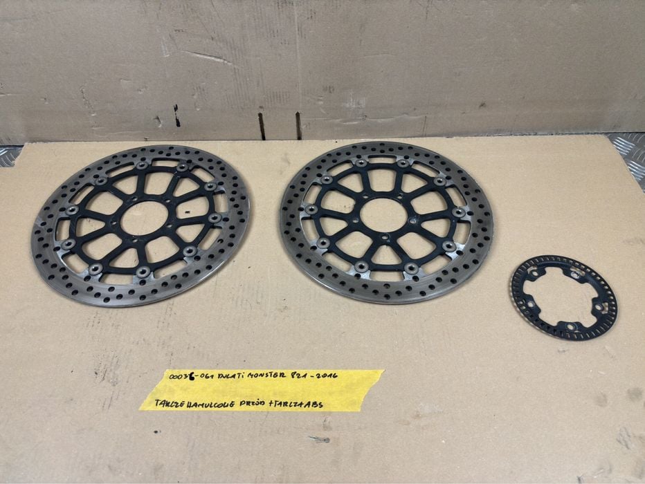 Ducati Monster 821 Tarcze Hamulcowe Przód Przednie Tarcza ABS