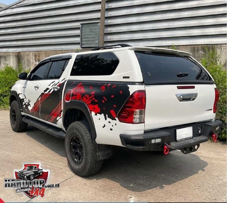 Zabudowa paki HardtopToyota Hilux Revo 2015+ Szyby Uchylne