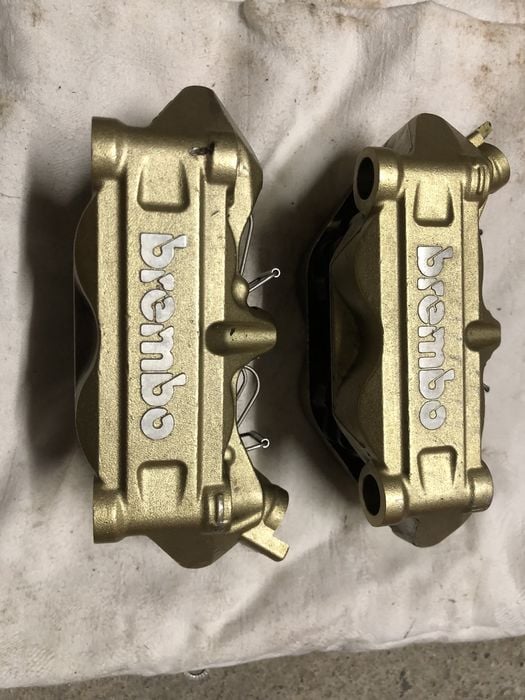 Bmw S1000rr Zaciski Hamulcowe Przód Brembo Złote Komplet S1000r