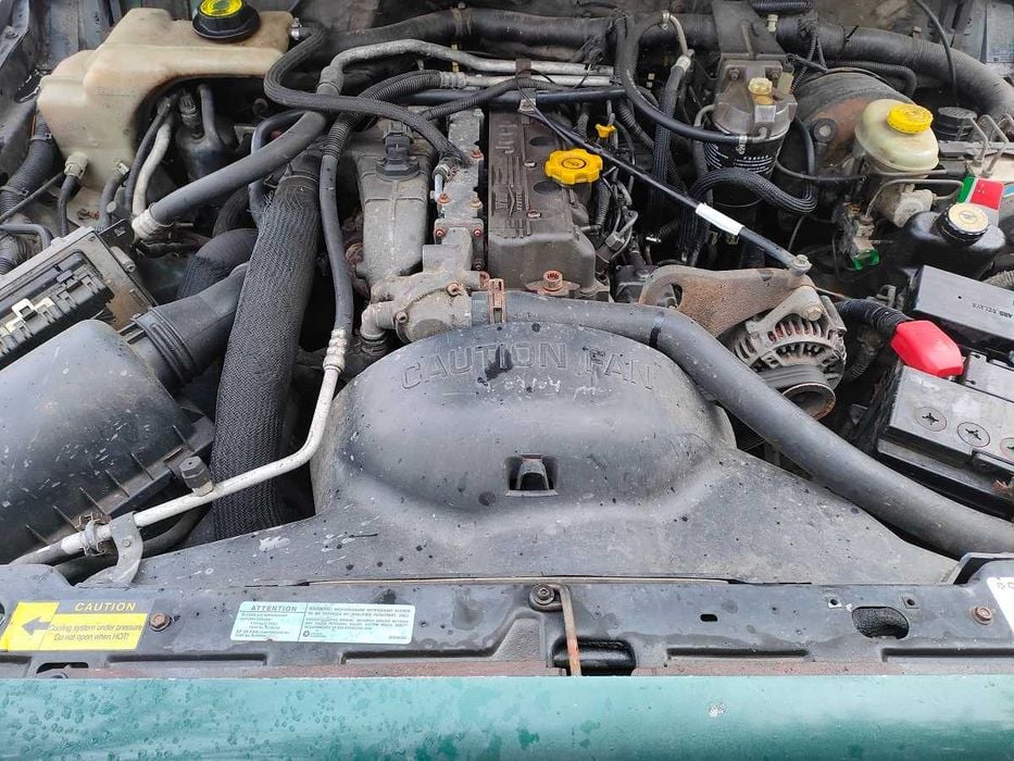 Jeep Cherokee XJ 2.5 TD VD Silnik Kompletny Skrzynia Most tył Klapa