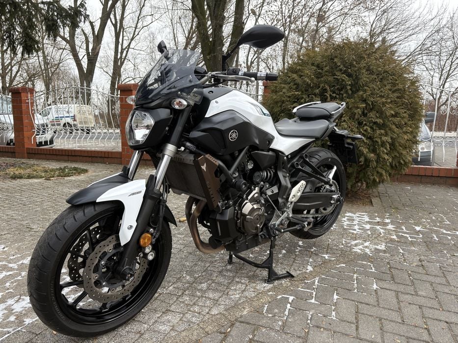 Yamaha MT 07 ABS 17tys km Bezwypadkowy Oryginał Transport Dodatki Pole