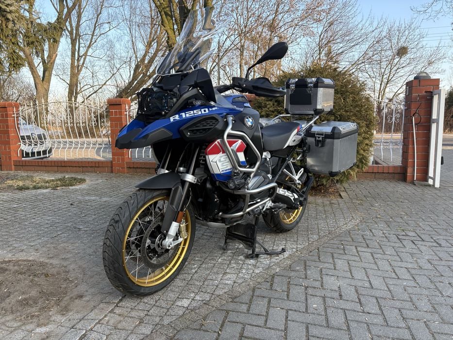 BMW R1250GS Adventure HP Bezwypadkowy Kufry Transport Polecam Rally