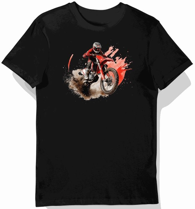 Koszulka męska czarna Wyścigowy Świat Motocykli GasGas MC 250F XXL