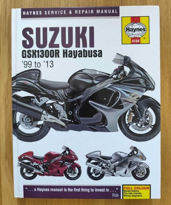 Instrukcja Suzuki GSX1300R Hayabusa Haynes