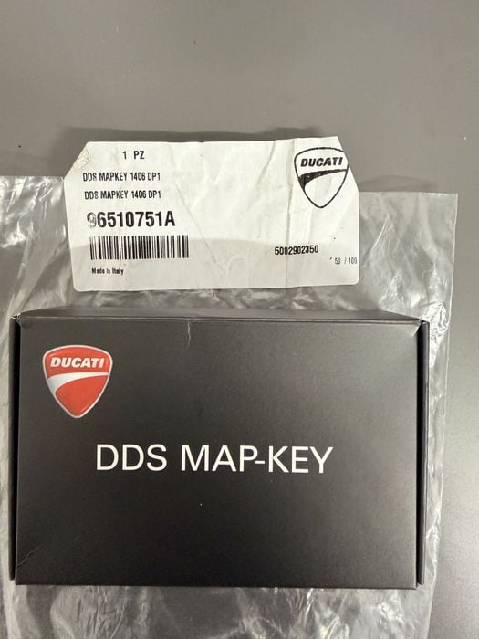 Ducati Monster 1200S Map Key