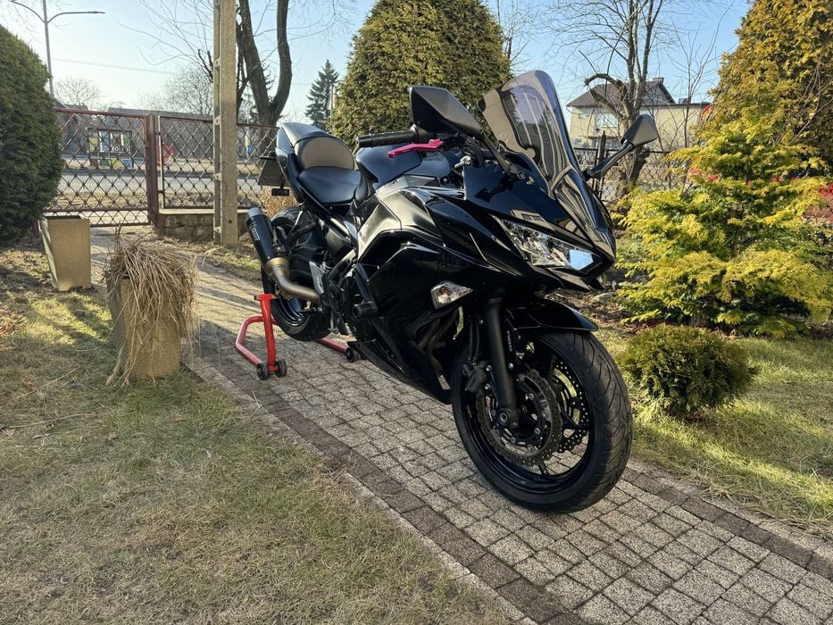Kawasaki Ninja 650 MIVV PUIG pełna moc 20kkm FULL BLACK gotowy na sezo