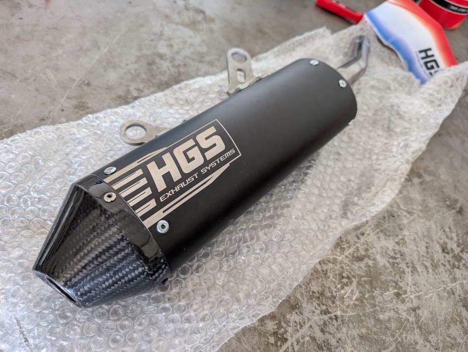Tłumik kompletny Wydech HGS carbon do KTM SX TBI 250 300 gasgas 23-26r