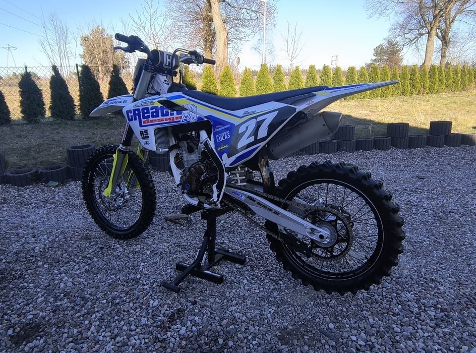 Husqvarna fc 350 z 2018r rozrusznik mapy kontrola trakcji
