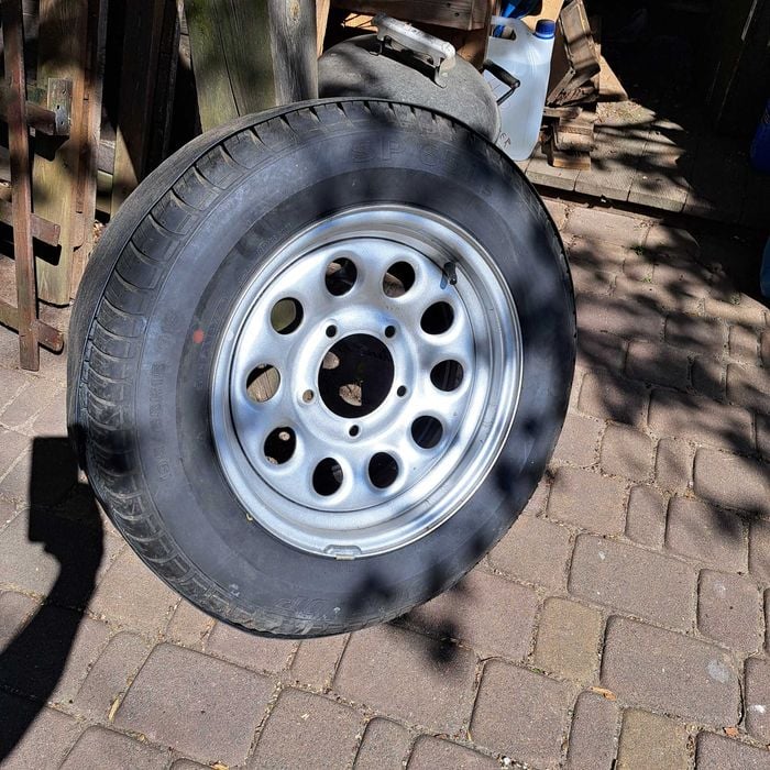 KOŁO 195x65 R15 SUZUKI Jimny Samurai Vitara 15X5 1/2 JJ zapasowe NOWE z osłoną Warszawa Wawer lub Mińsk Mazowiecki