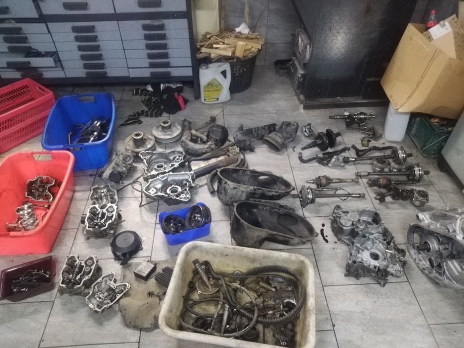 Kawasaki Brute force kvf 750 650 głowica wałek ślizgi dekiel sprzęgło