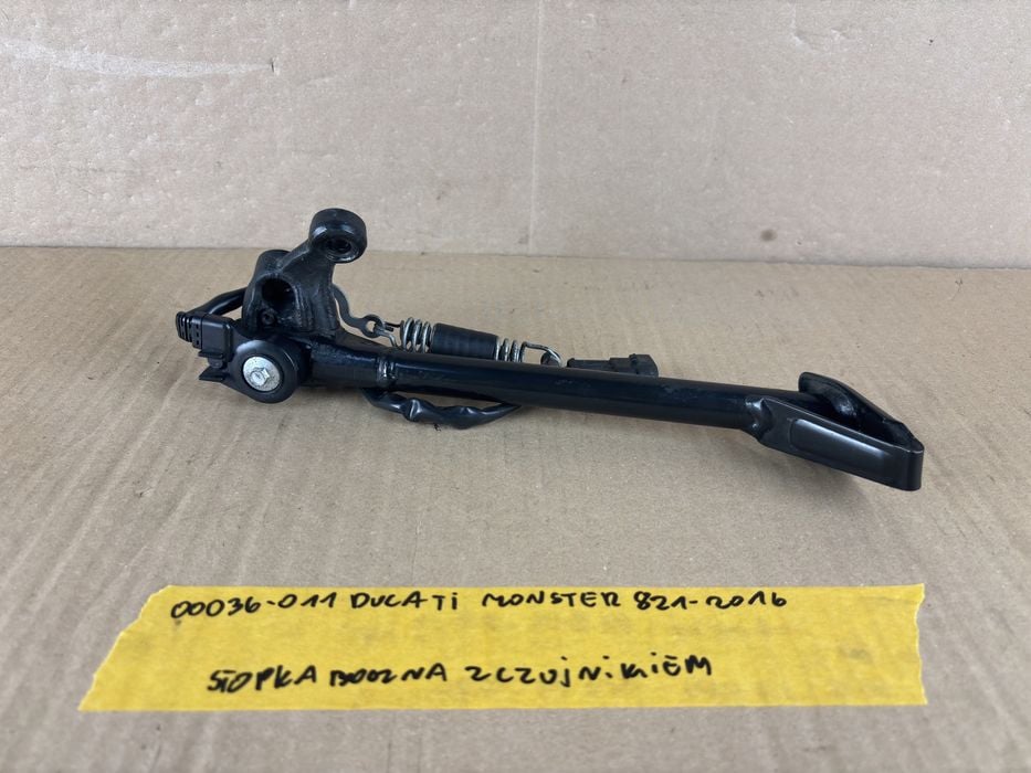Ducati Monster 821 Stopka Nóżka Noga Kosa Boczna z Czujnikiem 2016