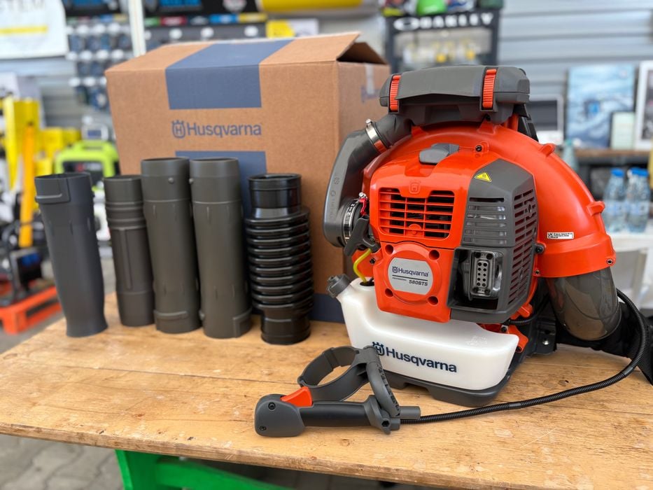 Dmuchawa spalinowa Husqvarna 580BTS o mocy 4,4 KM NOWA , FV , Gwaran.
