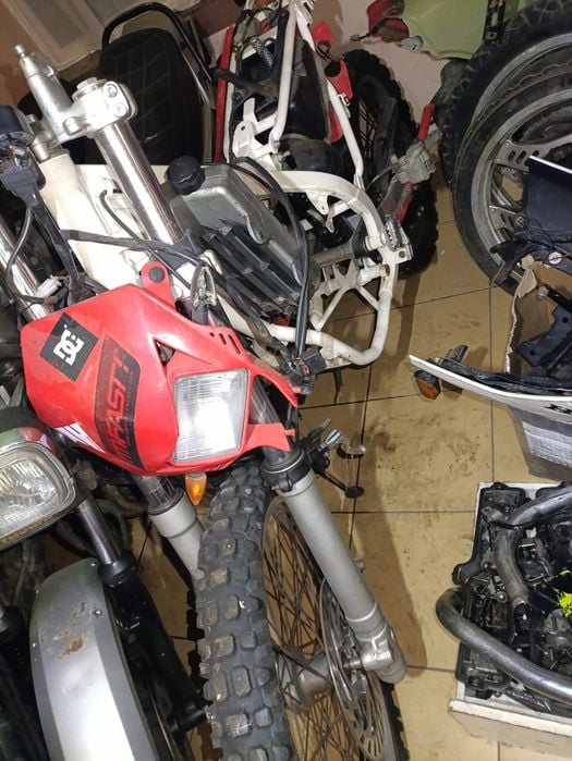 Beta RR 50 rama z dokumentami czesci