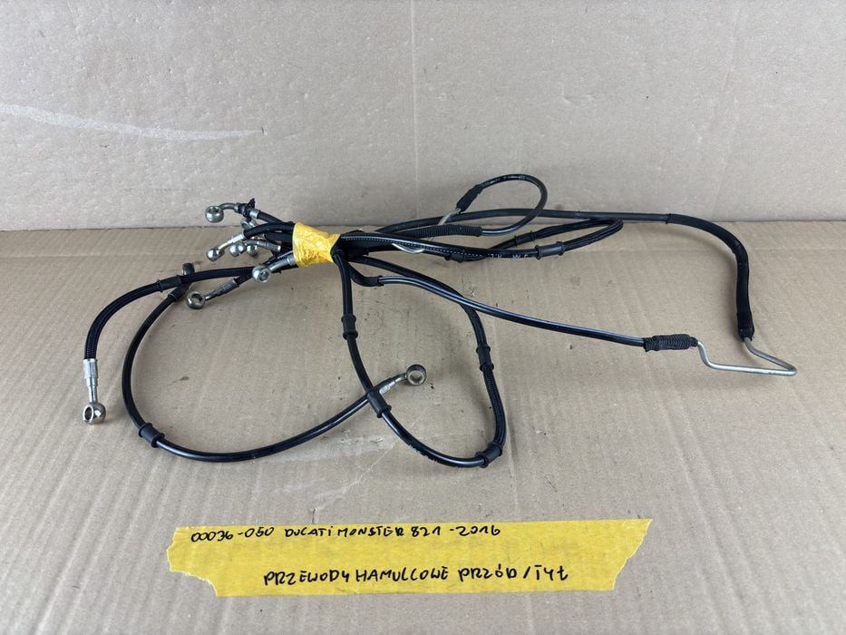 Ducati Monster 821 Przewody Hamulcowe Przód Przednie Tył Tylne 2016