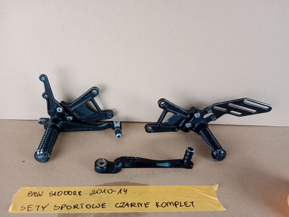 Bmw S1000rr Sety Sportowe Czarne Set Lewy Prawy Czarny Przód Kierowcy