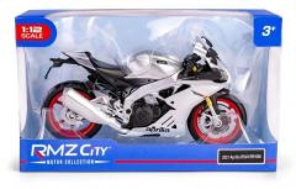 RMZ 1:12 Aprilia RSV4 RR 2020 (Regular) srebrny pudełko,124x208 mm