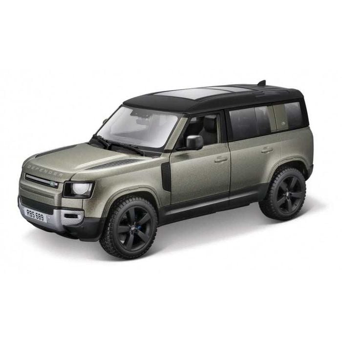 Bburago Land Rover Defender Green 2022r, skala 1:24.