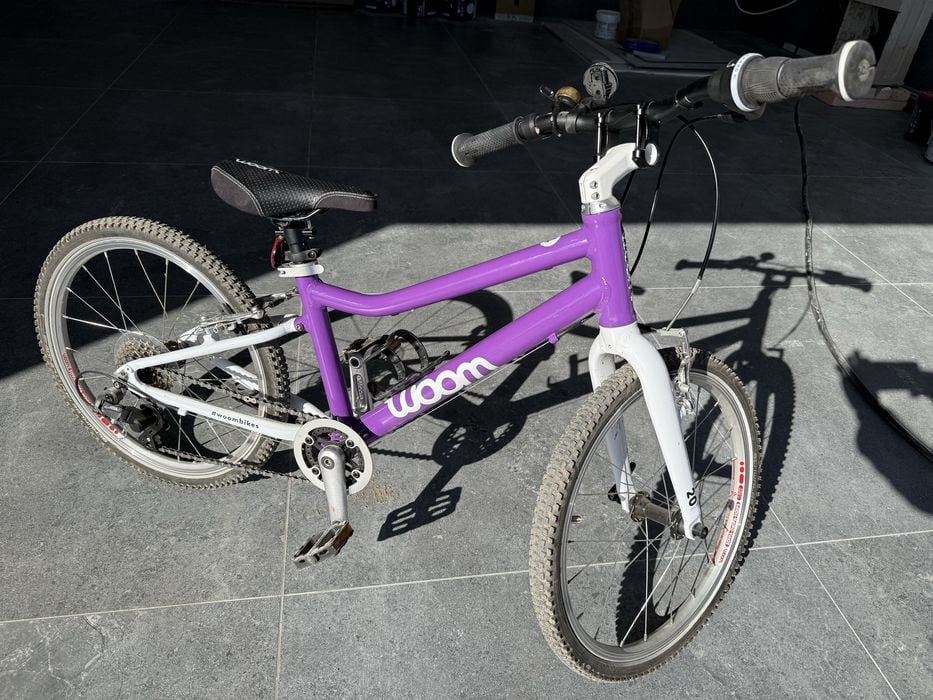 Rower woom 4 fioletowy