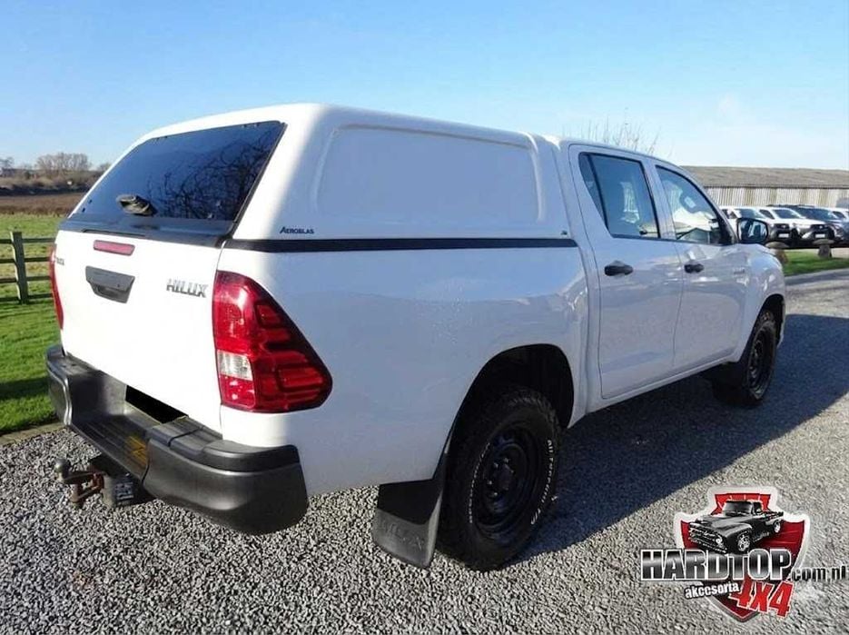 Zabudowa paki Hardtop Aeroklas - Toyota Hilux 2015+  BOKI PEŁNE