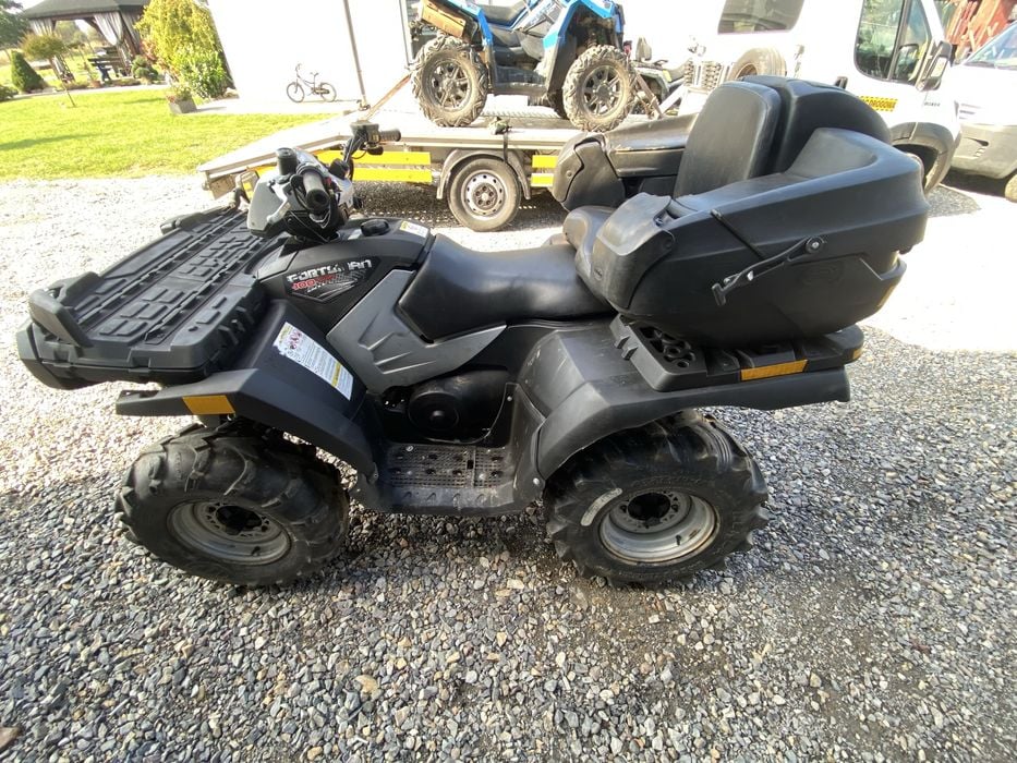 Boczek lewy prawy osłona grill zderzak silnik polaris sportsman 800