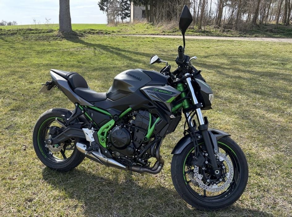 Kawasaki Z650 2023 | A2 35 kW | Tylko 6842 km | Zadbany, PL rejestracja